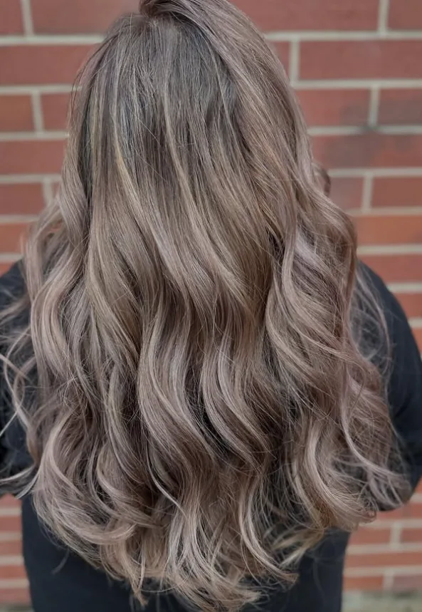 Mushroom Milk tea — hair work by Stephanie Thomas at Gypsy Cosmo Salon